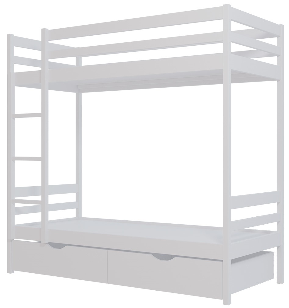 Фото Кровать двухъярусная №1 (СМ 80х190) с основанием в Крыму по цене 28 620 ₽ от производителя Фант-мебель, код товара 2000002085904, 2000002085911, 2000002085928, 2000002085935 шт Фото Кровать двухъярусная №1 (СМ 80х190) с основанием от производителя Фант-мебель в Крыму по цене 28 620 ₽