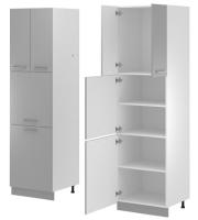 Кухня Монс пенал ПСВ-60 (белый, графит,(Леко)) в Крыму от производителя в интернет магазине Планета Комфорта Кухня Монс пенал ПСВ-60 (белый, графит,(Леко)) в Крыму от производителя