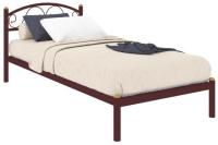 Кровать односпальная Вероника (СМ 80х200) трубка металл в интернет магазине Планета Комфорта Фото metallicheskie-krovati кровать односпальная вероника (см 80х200) трубка металл производитель Милсон