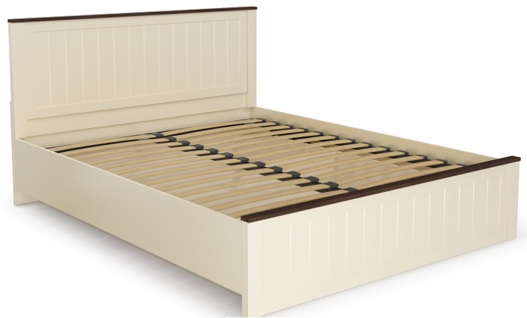 Фото Кровать двуспальная Прованс 37.25-02 (СМ 160х200) с подъемным механизмом от производителя Олмеко в Крыму по цене 28 220 ₽