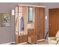Прихожая Елена 3 (Цвет корпуса:ясень шимо светлый, цвет фасада:ясень шимо темный (Мебель Маркет) ) в Крыму от производителя в интернет магазине Планета Комфорта Прихожая Елена 3 (Цвет корпуса:ясень шимо светлый, цвет фасада:ясень шимо темный (Мебель Маркет) ) в Крыму от производителя