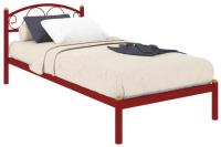 Кровать односпальная Вероника (СМ 80х190) трубка металл в интернет магазине Планета Комфорта Фото metallicheskie-krovati кровать односпальная вероника (см 80х190) трубка металл производитель Милсон