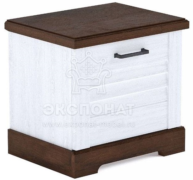 Тумба прикроватная Кантри (СБК) (сосна андерсен-орех рибек темный, сосна андерсен (СБК) ) Тумба прикроватная Кантри (СБК) (сосна андерсен-орех рибек темный, сосна андерсен (СБК) )