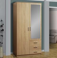Фото raspashnoy-shkaf шкаф 06.290 (100) с зеркалом двухдверный производитель Олмеко