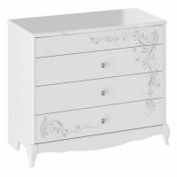Комод Аврора ТД-268.04.01  (белый глянец (ТриЯ) ) в Крыму от производителя 