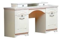 Стол туалетный Ольга-10  (лдсп, лдсп-белый,  белый, жемчужный ясень (Фант-мебель) ) в Крыму от производителя 