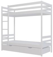 Кровать двухъярусная №1 (СМ 80х190) с основанием в интернет магазине Планета Комфорта Фото derevyannye-krovati кровать двухъярусная №1 (см 80х190) с основанием производитель Фант-мебель