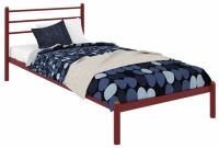 Кровать односпальная Милана (СМ 80х200) трубка металл в интернет магазине Планета Комфорта Фото metallicheskie-krovati кровать односпальная милана (см 80х200) трубка металл производитель Милсон