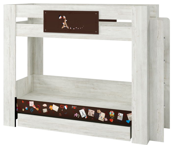 Фото Кровать двухярусная Поло (СМ 80х200) с настилом в Крыму по цене 21 520 ₽ от производителя Регина, код товара 2000001911501, 2000001911518, 2000001911525 шт Фото Кровать двухярусная Поло (СМ 80х200) с настилом от производителя Регина в Крыму по цене 21 520 ₽