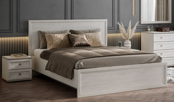 Фото Кровать двуспальная Александрия КР-101 (СМ 180х200) без основания в Крыму по цене 27 440 ₽ от производителя SV-мебель, код товара 2000002559320 шт Фото Кровать двуспальная Александрия КР-101 (СМ 180х200) без основания от производителя SV-мебель в Крыму по цене 27 440 ₽