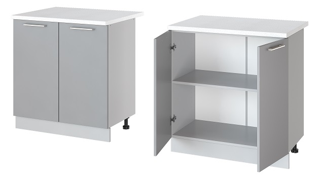 Фото Кухня Бронкс стол-рабочий Н-80 в Крыму по цене 5 630 ₽ от производителя Леко, код товара 2000001720776, 2000001720783, 2000001720790, 2000001720806 шт Фото Кухня Бронкс стол-рабочий Н-80 от производителя Леко в Крыму по цене 5 630 ₽