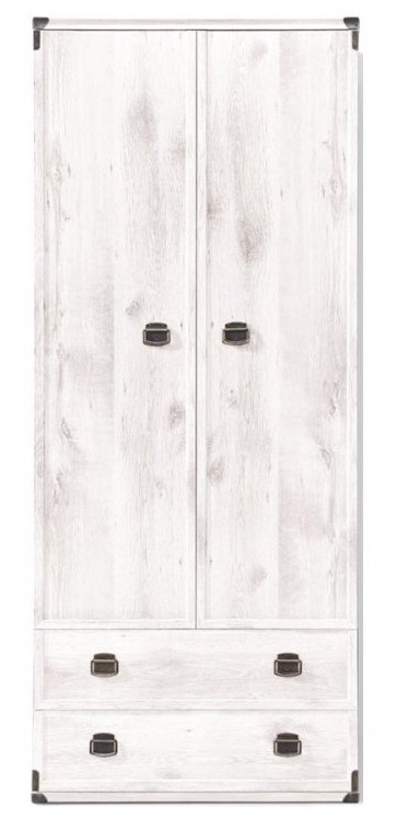 Фото Шкаф Индиана JSZFN2D2S (80) двухдверный (с полками) в Крыму по цене 28 400 ₽ от производителя Black Red White (БРВ), код товара 2000002187547, 2000002187554 шт Фото Шкаф Индиана JSZFN2D2S (80) двухдверный (с полками) от производителя Black Red White (БРВ) в Крыму по цене 28 400 ₽