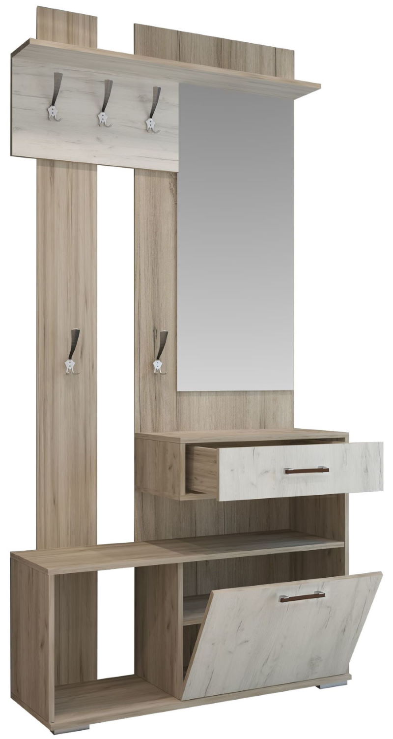 Фото Прихожая Смарт 2 в Крыму по цене 12 100 ₽ от производителя Горизонт, код товара 2000002417835, 2000002417842 шт Фото Прихожая Смарт 2 от производителя Горизонт в Крыму по цене 12 100 ₽