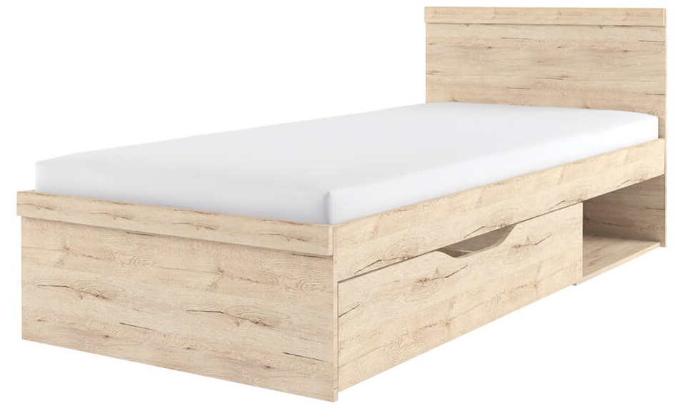 Фото Кровать односпальная Оскар (Oskar) (СМ 90х200) с основанием в Крыму по цене 19 000 ₽ от производителя Анрэкс, код товара 2000002191957 шт Фото Кровать односпальная Оскар (Oskar) (СМ 90х200) с основанием от производителя Анрэкс в Крыму по цене 19 000 ₽