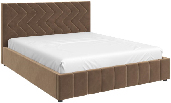 Фото Кровать двуспальная Нельсон (Зигзаг) (СМ 140х200) без основания от производителя Браво-мебель в Крыму по цене 14 330 ₽