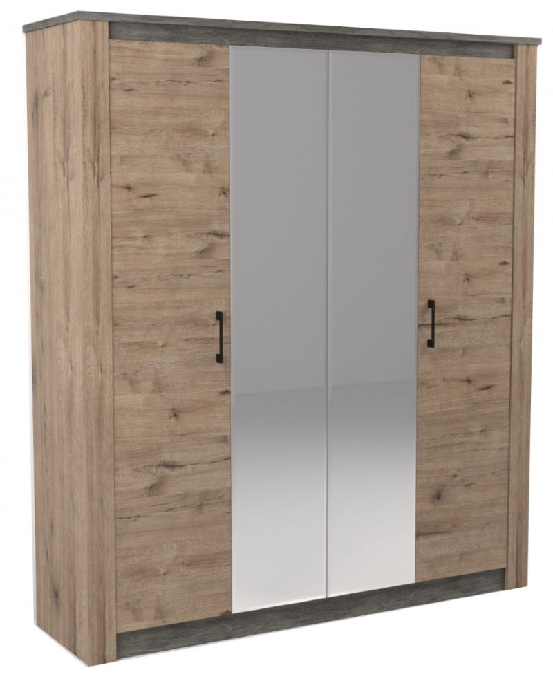 Фото Шкаф Денвер (192) четырехдверный от производителя СБК в Крыму по цене 46 000 ₽