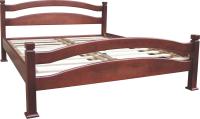 Кровать односпальная №6 (бук) (СМ 90х200) основание ламелии ( 90х200 , дерево , орех , без подъемного мех. , без ящиков , без матраса (Алина мебель) ) в Крыму от производителя в интернет магазине Планета Комфорта Кровать односпальная №6 (бук) (СМ 90х200) основание ламелии ( 90х200 , дерево , орех , без подъемного мех. , без ящиков , без матраса (Алина мебель) ) в Крыму от производителя