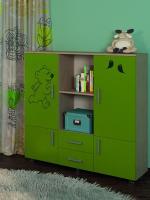 Фото mini-detskie детская модульная джерри тип 1 шкаф (1172x429xh1276) производитель Бон-мебель