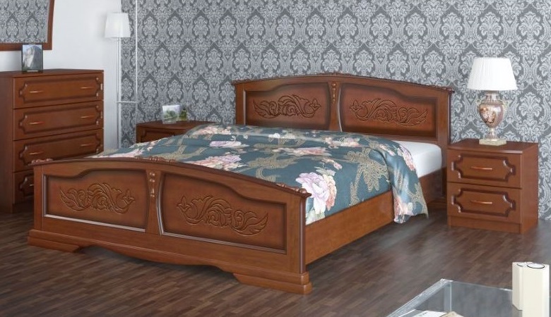 Фото Кровать двуспальная Елена (СМ 180х200) без основания с универсальными царгами в Крыму по цене 28 660 ₽ от производителя Браво-мебель, код товара 2000000869674 шт Фото Кровать двуспальная Елена (СМ 180х200) без основания с универсальными царгами от производителя Браво-мебель в Крыму по цене 28 660 ₽