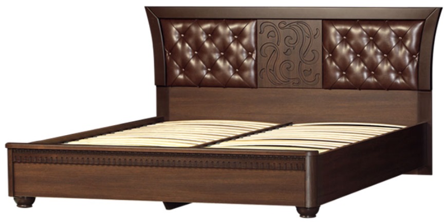 Фото Кровать двуспальная Лючия 198 (СМ 160x200) с основанием от производителя Яна в Крыму по цене 48 930 ₽