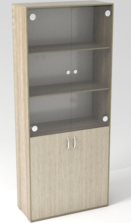 Фото Шкаф-полка 800 со стеклом от производителя Комфортная мебель в Крыму по цене 12 710 ₽