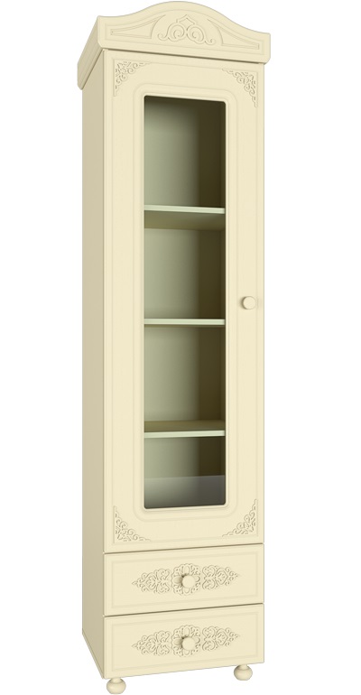 Фото Шкаф-пенал со стеклом Ассоль плюс АС-1  в Крыму по цене 27 850 ₽ от производителя Компасс, код товара 2000001565704, 2000001565711 шт Фото Шкаф-пенал со стеклом Ассоль плюс АС-1  от производителя Компасс в Крыму по цене 27 850 ₽