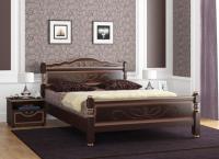 Кровать двуспальная Карина-5 (СМ 140х200) без основания с универсальными царгами в интернет магазине Планета Комфорта Фото derevyannye-krovati кровать двуспальная карина-5 (см 140х200) без основания с универсальными царгами производитель Браво-мебель