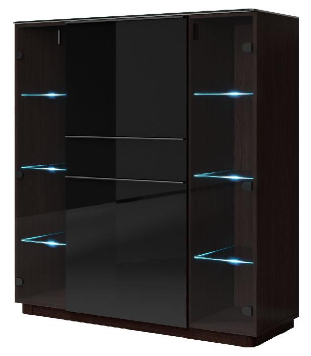 Бар-3D1S1K typ 46 Togo (венге ламинат-черное, черное (Helvetia) ) Бар-3D1S1K typ 46 Togo (венге ламинат-черное, черное (Helvetia) )