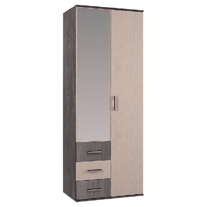 Шкаф Белла (80) двухдверный (ясень шимо , ясень шимо-дуб атланта,(БТС)) Шкаф Белла (80) двухдверный (ясень шимо , ясень шимо-дуб атланта,(БТС))