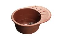 Мойка Granfest GF-R580L (ГР 580х450хh200) (шир.ящ.min 450) (Цвет мойки розовый) в Крыму от производителя в интернет магазине Планета Комфорта Мойка Granfest GF-R580L (ГР 580х450хh200) (шир.ящ.min 450) (Цвет мойки розовый) в Крыму от производителя