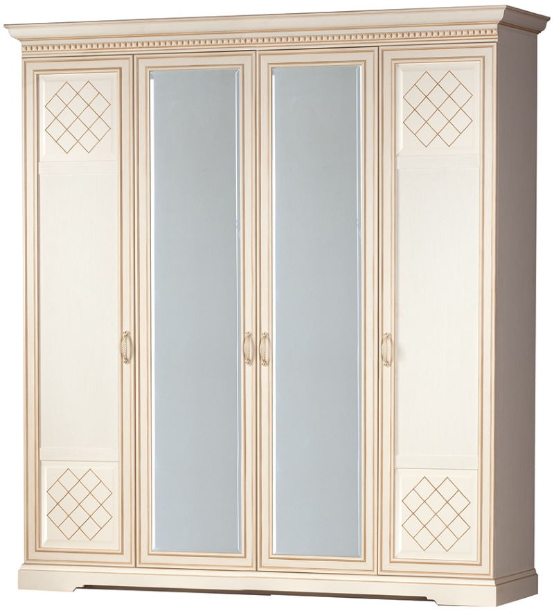 Фото Шкаф Парма 814 (207) четырехдверный в Крыму по цене 89 970 ₽ от производителя Яна, код товара 2000001936467, 2000001936474 шт Фото Шкаф Парма 814 (207) четырехдверный от производителя Яна в Крыму по цене 89 970 ₽