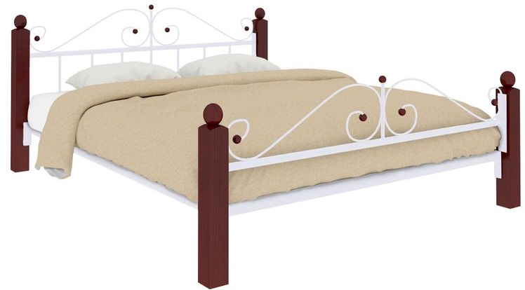 Фото Кровать двуспальная Диана Lux Plus (СМ 180х200) трубка металл в Крыму по цене 22 900 ₽ от производителя Милсон, код товара 2000002048749, 2000002048756, 2000002048763, 2000002048770, 2000002048787, 2000002048794, 2000002048800 шт Фото Кровать двуспальная Диана Lux Plus (СМ 180х200) трубка металл от производителя Милсон в Крыму по цене 22 900 ₽