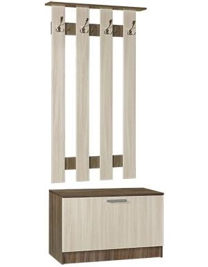 Фото Вешалка с тумбой Машенька (800) от производителя Мебель Маркет в Крыму по цене 6 770 ₽