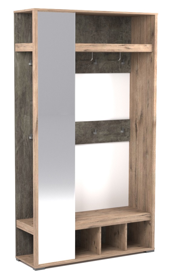 Фото Прихожая Денвер в Крыму по цене 17 470 ₽ от производителя СБК, код товара 2000001713082, 2000001713099 шт Фото Прихожая Денвер от производителя СБК в Крыму по цене 17 470 ₽