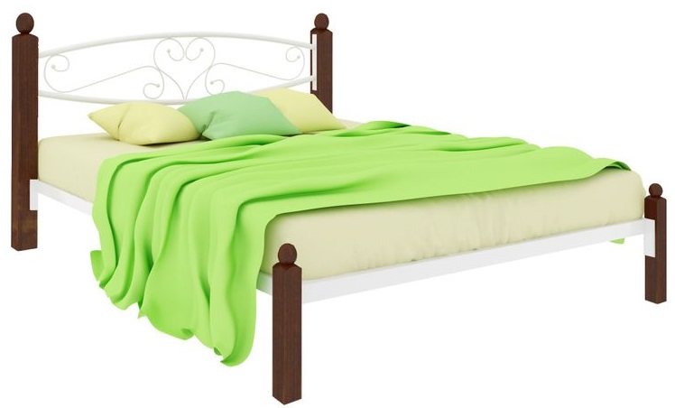 Фото Кровать двуспальная Каролина Lux (СМ 180х200) трубка металл от производителя Милсон в Крыму по цене 19 950 ₽