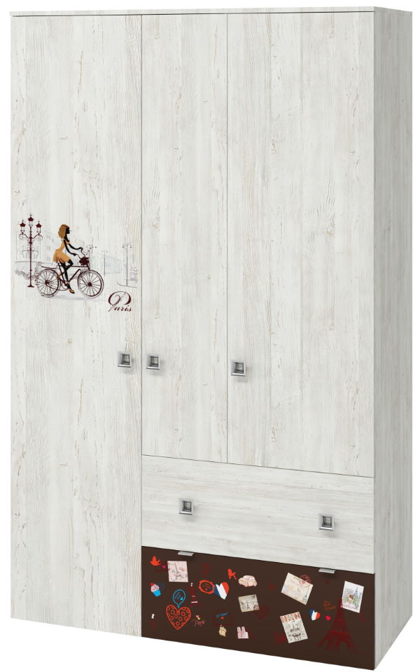 Фото Шкаф Поло (129) трехдверный в Крыму по цене 19 560 ₽ от производителя Регина, код товара 2000001911891, 2000001911907, 2000001911914 шт Фото Шкаф Поло (129) трехдверный от производителя Регина в Крыму по цене 19 560 ₽