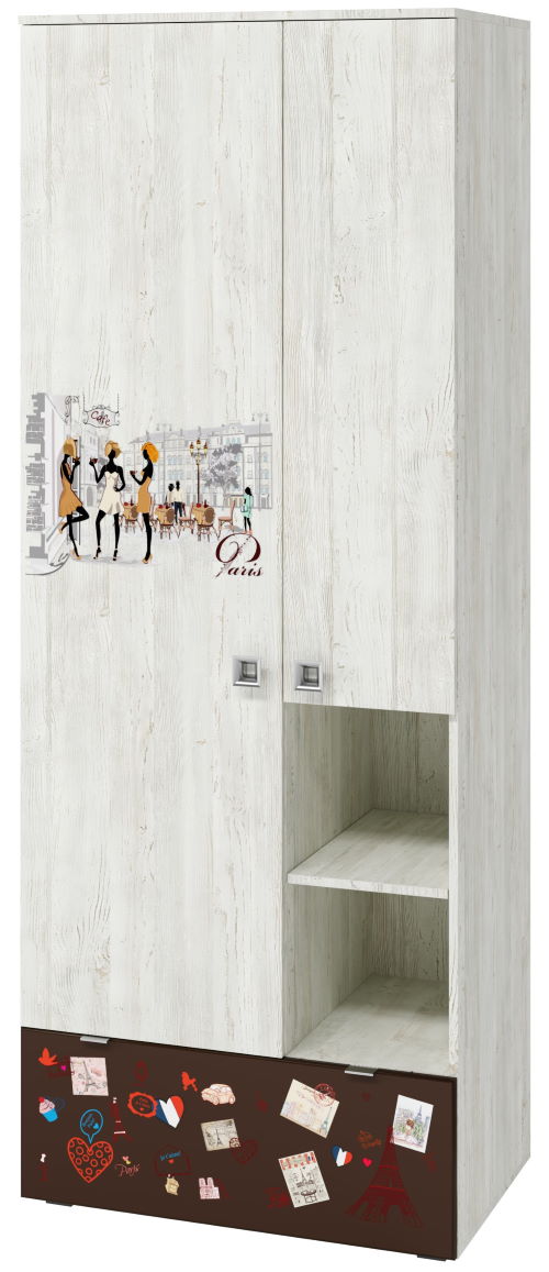 Фото Шкаф Поло (80) двухдверный в Крыму по цене 12 960 ₽ от производителя Регина, код товара 2000001911921, 2000001911938, 2000001911945 шт Фото Шкаф Поло (80) двухдверный от производителя Регина в Крыму по цене 12 960 ₽