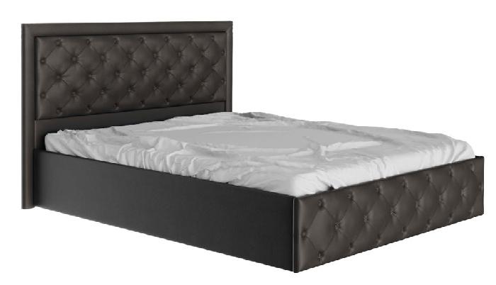 Кровать двуспальная Мишель (СМ 160х200) с подъемным механизмом (пуговицы) ( 160х200 , ЛДСП/ткань , кофе , с подъемным мех. , с коробом , без матраса (Бон-мебель) ) Кровать двуспальная Мишель (СМ 160х200) с подъемным механизмом (пуговицы) ( 160х200 , ЛДСП/ткань , кофе , с подъемным мех. , с коробом , без матраса (Бон-мебель) )