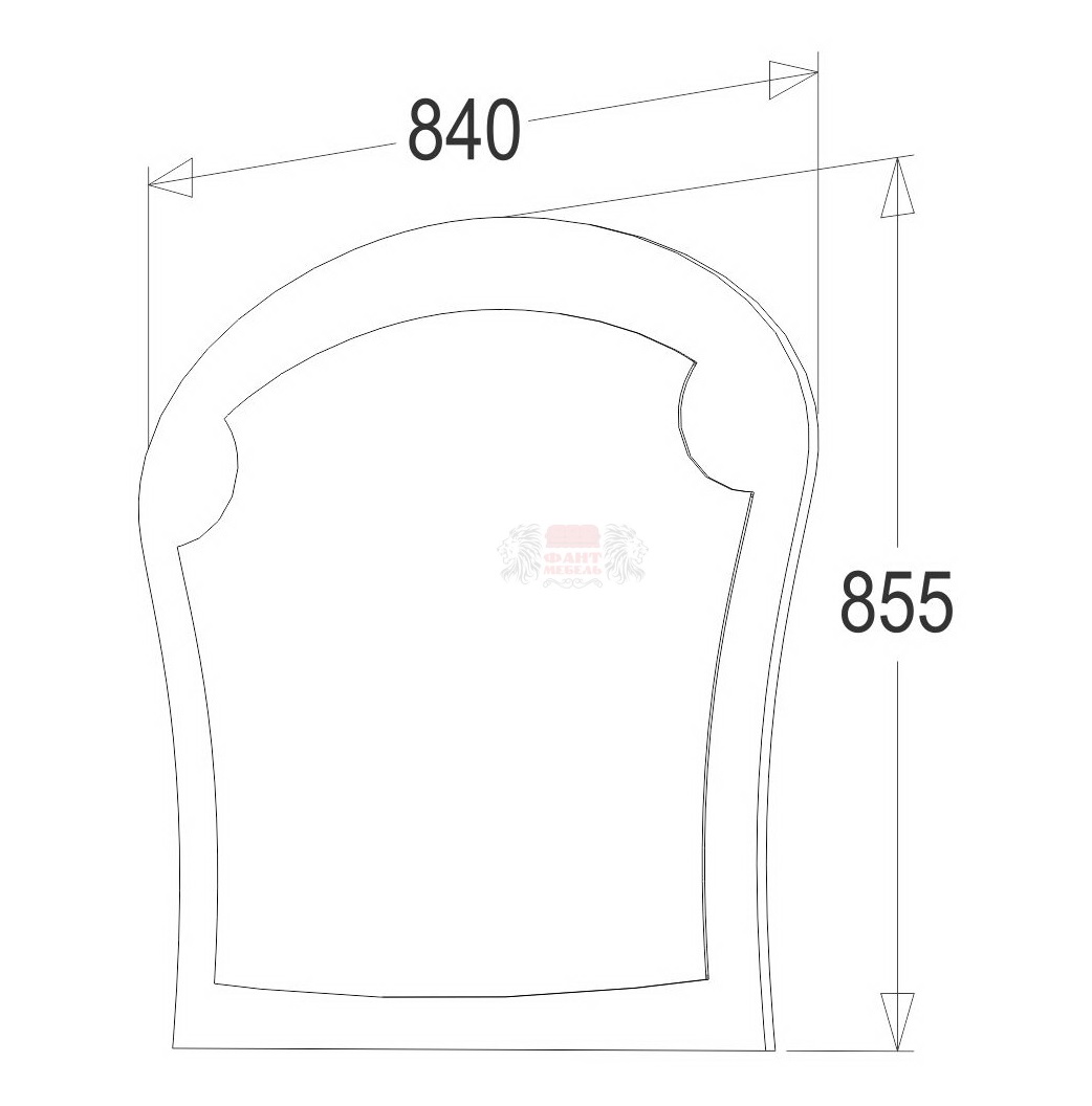 Фото Зеркало навесное Ольга-1Н в Крыму по цене 3 190 ₽ от производителя Фант-мебель, код товара 2000001653692 шт Фото Зеркало навесное Ольга-1Н от производителя Фант-мебель в Крыму по цене 3 190 ₽