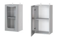 Фото kukhonnye-shkafy-so-steklom кухня сопрано шкаф навесной ав-40 производитель Леко