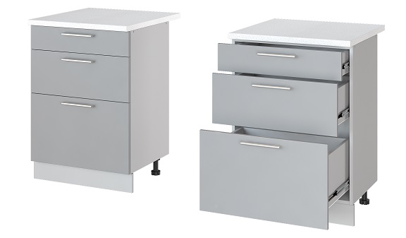 Фото Кухня Бронкс стол-рабочий Н-63 в Крыму по цене 7 980 ₽ от производителя Леко, код товара 2000001720691, 2000001720707, 2000001720714, 2000001720721 шт Фото Кухня Бронкс стол-рабочий Н-63 от производителя Леко в Крыму по цене 7 980 ₽