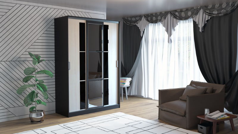 Фото Шкаф-купе ПШ-3.2 (3 двери) от производителя Росток в Крыму по цене 32 390 ₽