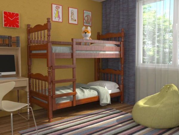 Фото Кровать 2-х ярусная Соня (СМ 80х189) с односторонними матрасами и выдвижными ящиками в Крыму по цене 46 380 ₽ от производителя Браво-мебель, код товара 2000000868394, 2000000868400 шт Фото Кровать 2-х ярусная Соня (СМ 80х189) с односторонними матрасами и выдвижными ящиками от производителя Браво-мебель в Крыму по цене 46 380 ₽