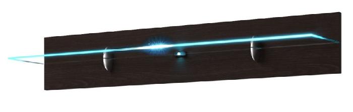 Полка typ 01 Togo (венгне ламинат-прозрачное (Helvetia) )