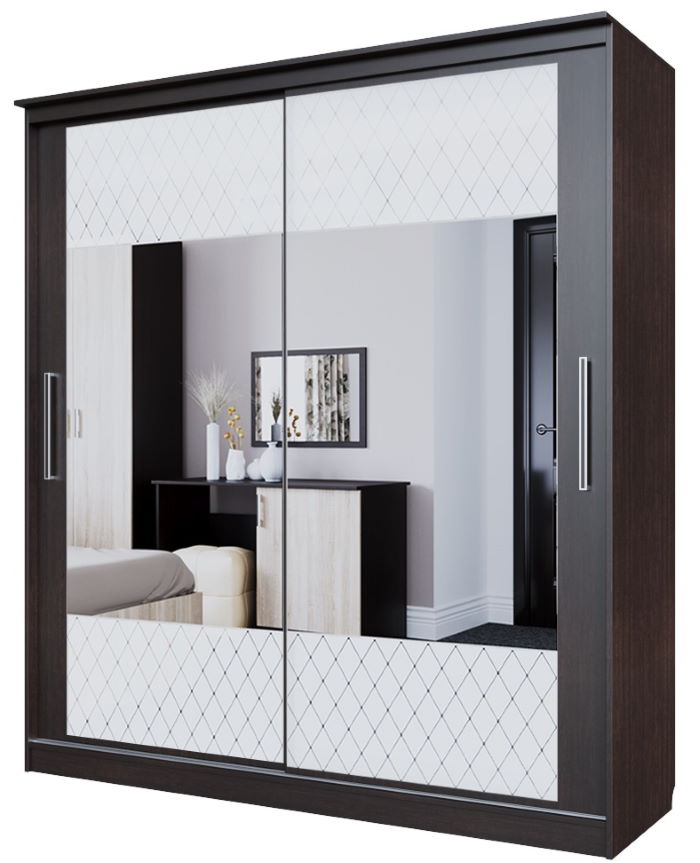 Фото Шкаф-купе №19 Классик белый (2,0 - 2 двери) от производителя SV-мебель в Крыму по цене 46 560 ₽