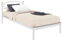 Кровать односпальная Вероника (СМ 90х200) трубка металл в интернет магазине Планета Комфорта Фото metallicheskie-krovati кровать односпальная вероника (см 90х200) трубка металл производитель Милсон