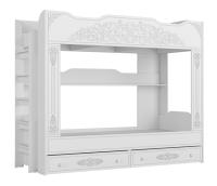Фото dvukhyarusnye-krovati кровать двухъярусная ассоль ас-25 (см 90х200) комплектуется настилом производитель Компасс