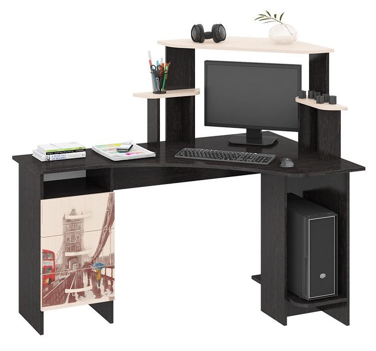 Фото Стол компьютерный Бумеранг-3Н(М) (П) в Крыму по цене 15 410 ₽ от производителя ТриЯ, код товара 2000001266601, 2000001266618 шт Фото Стол компьютерный Бумеранг-3Н(М) (П) от производителя ТриЯ в Крыму по цене 15 410 ₽