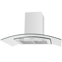 Вытяжка купольная Ancona plus 90 (900х500хh500(980)) (Материал Металл/Стекло , Цвет Белый/Прозрачный) в Крыму от производителя в интернет магазине Планета Комфорта Вытяжка купольная Ancona plus 90 (900х500хh500(980)) (Материал Металл/Стекло , Цвет Белый/Прозрачный) в Крыму от производителя