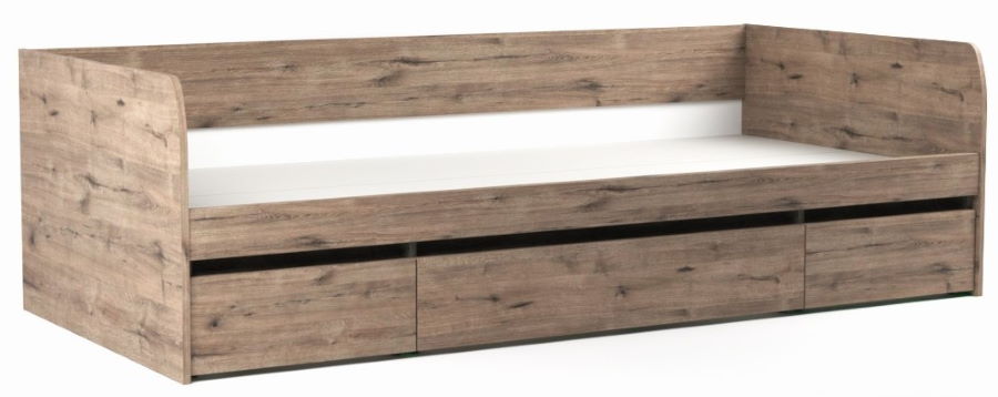 Фото Кровать односпальная Денвер (СМ 90х200) с ящиками с основанием в Крыму по цене 25 200 ₽ от производителя СБК, код товара 2000001712863 шт Фото Кровать односпальная Денвер (СМ 90х200) с ящиками с основанием от производителя СБК в Крыму по цене 25 200 ₽